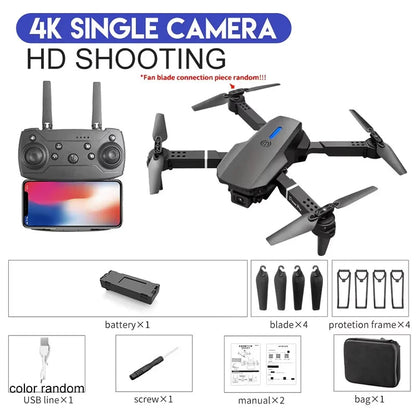 KBDFA 2025 E88 Professional Wide Angle RC HD 4K Camera drone Ma boutique