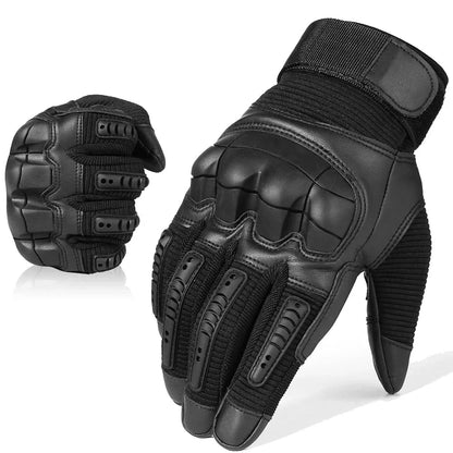 Gants Tactiques Plein Doigt JIUSUYI – Coque Caoutchouc Tactile Airsoft moto Combat