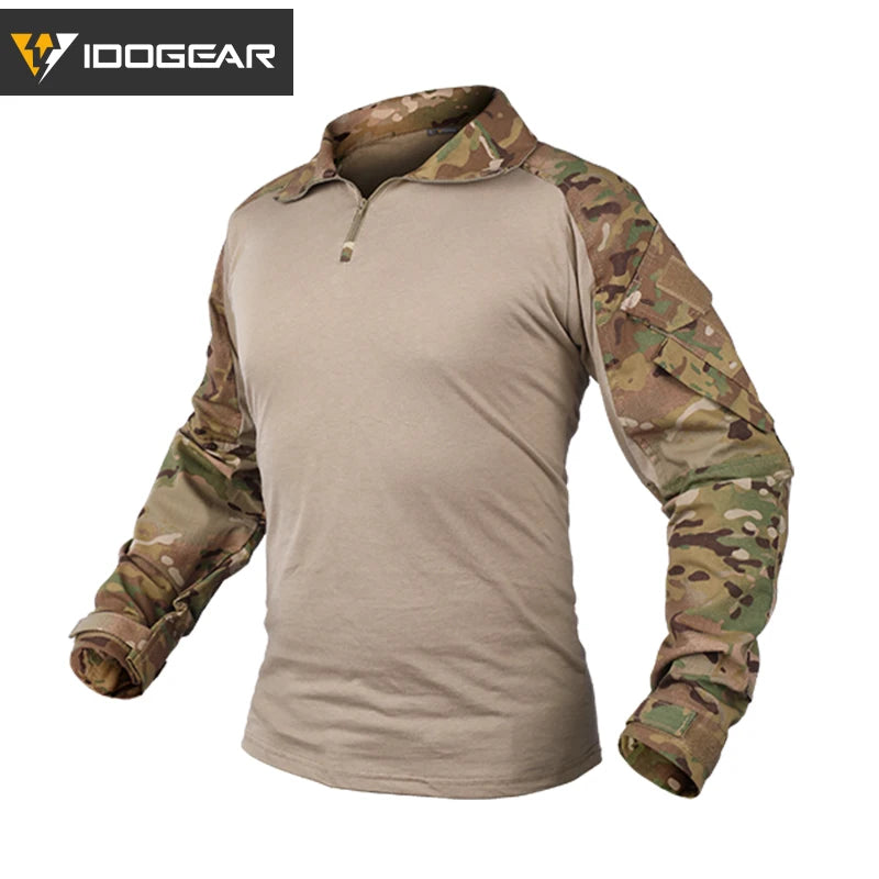 Chemise tactique IDOGEAR G3 combat avec coudières airsoft - BLACKBEARD OUTDOOR INDUSTRIES