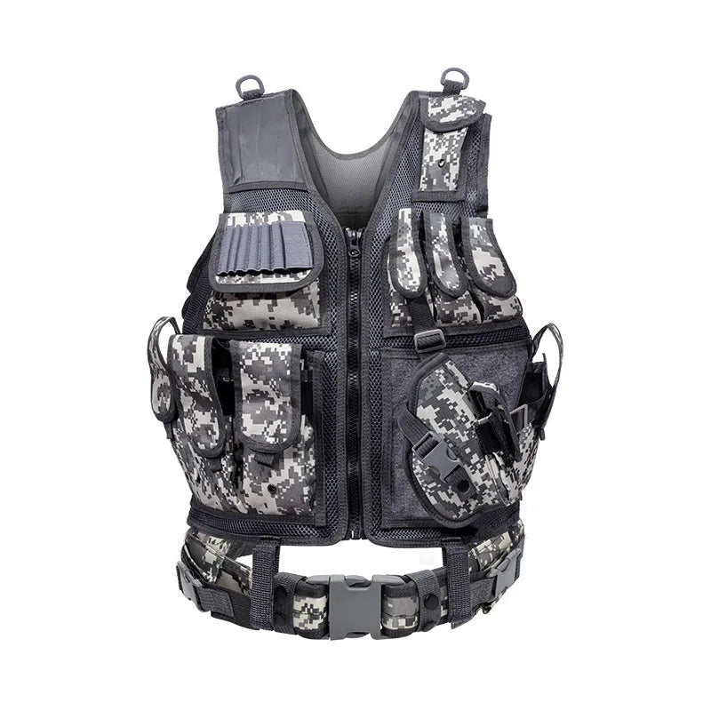 Gilet d’intervention tactique ajustable pour armée, chasse et entraînement Airsoft - BLACKBEARD OUTDOOR INDUSTRIES