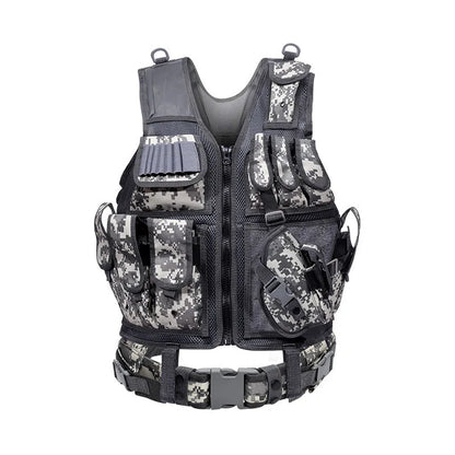 Gilet d’intervention tactique ajustable pour armée, chasse et entraînement Airsoft - BLACKBEARD OUTDOOR INDUSTRIES
