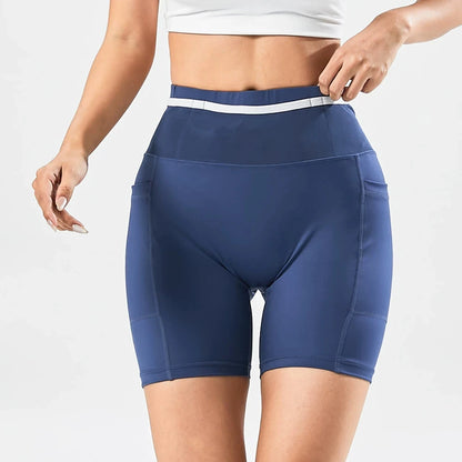 Legging short femme à poches pour le sport