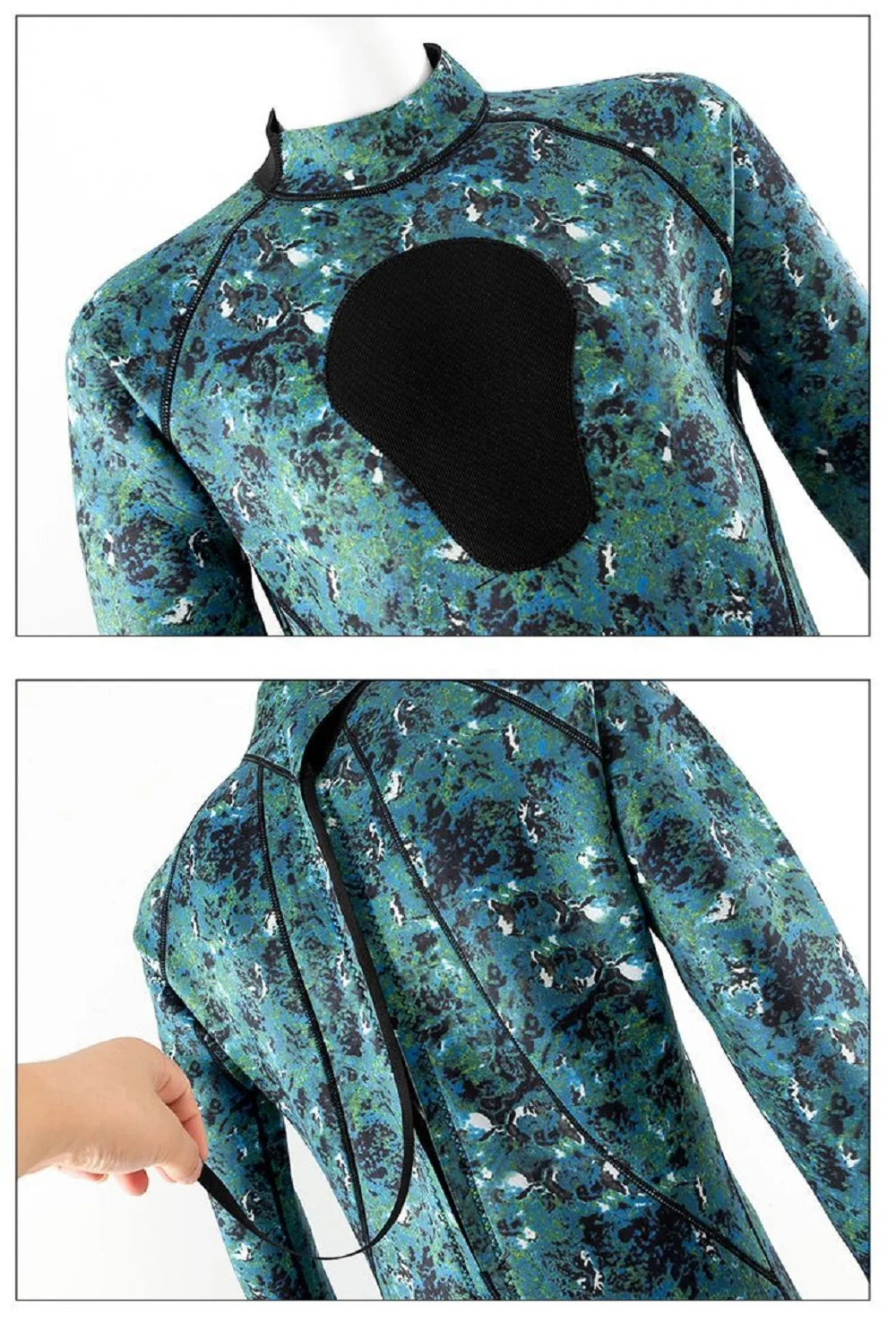 Combinaison Néoprène Camouflage 3 mm – Homme, Multi-Sports Nautiques - BLACKBEARD OUTDOOR INDUSTRIES