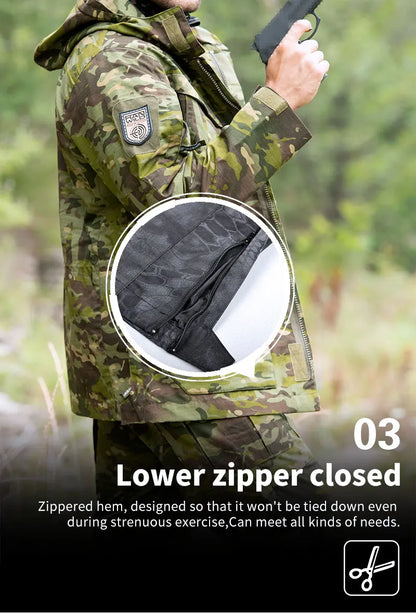 Veste Tactique Homme M65 | HAN WILD – Imperméable, Coupe-Vent, Multifonction - BLACKBEARD OUTDOOR INDUSTRIES