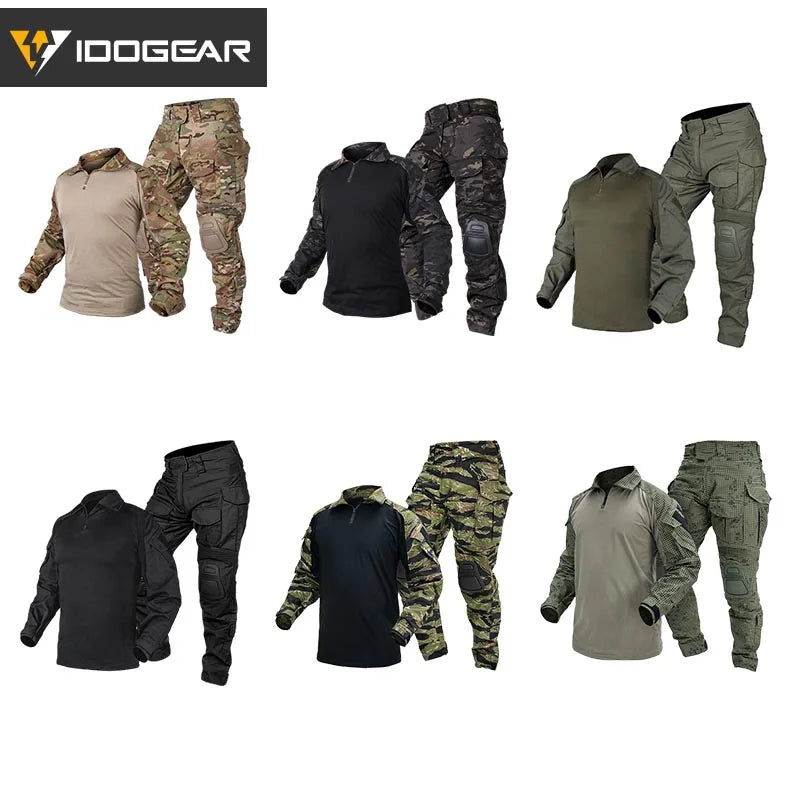 Uniforme Tactique IDOGEAR Gen3 Combat BDU avec Protections Coudes et Genoux - BLACKBEARD OUTDOOR INDUSTRIES