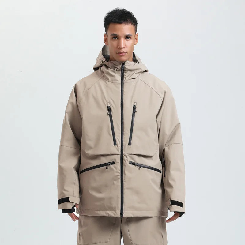 Veste de ski femme imperméable et respirante à capuche, tenue jusqu'à -30°C