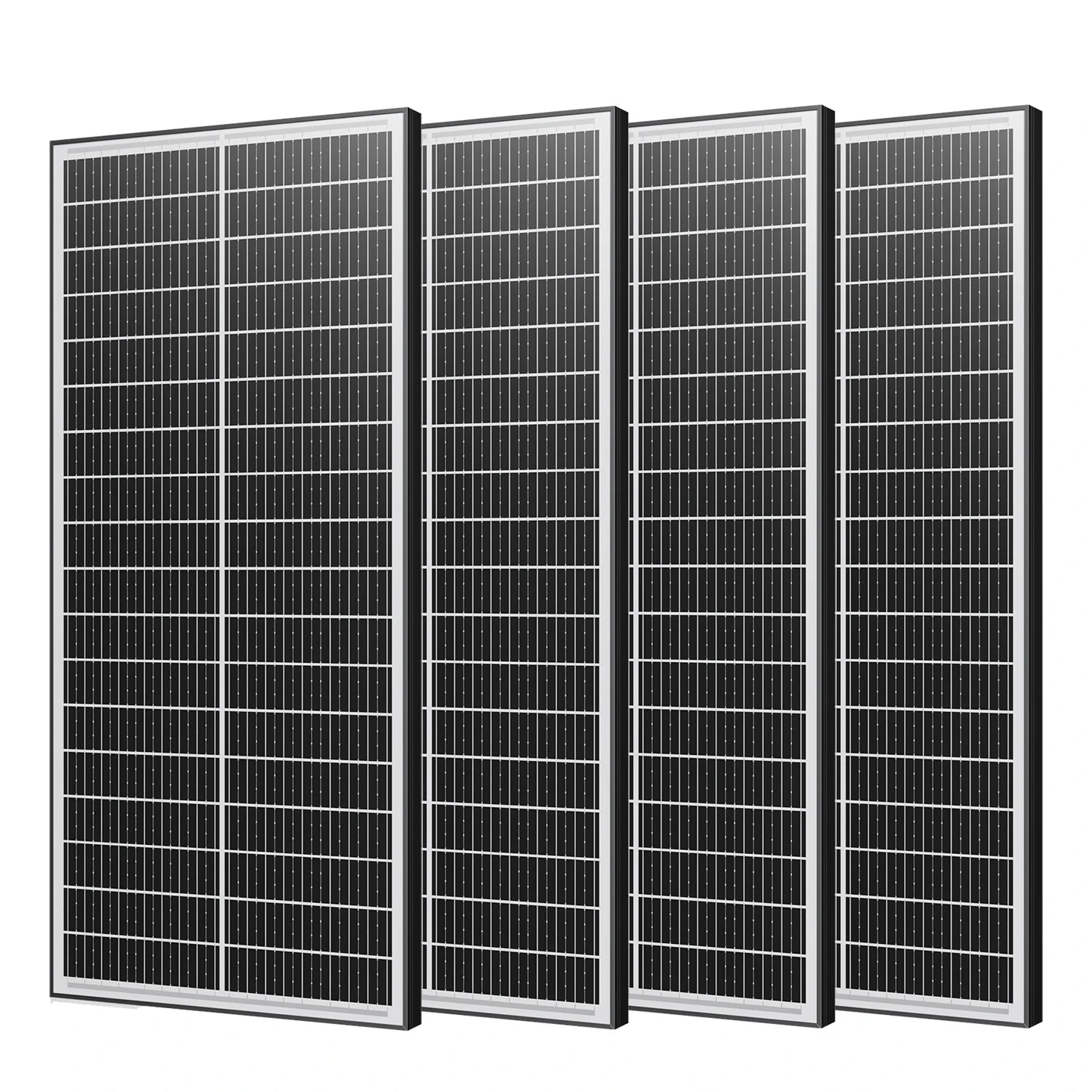 Panneaux solaires monocrystallins 400W RVPOZWER à double face, 25,5% rendement avec cellules 18BB pour toiture résidentielle - BLACKBEARD OUTDOOR INDUSTRIES