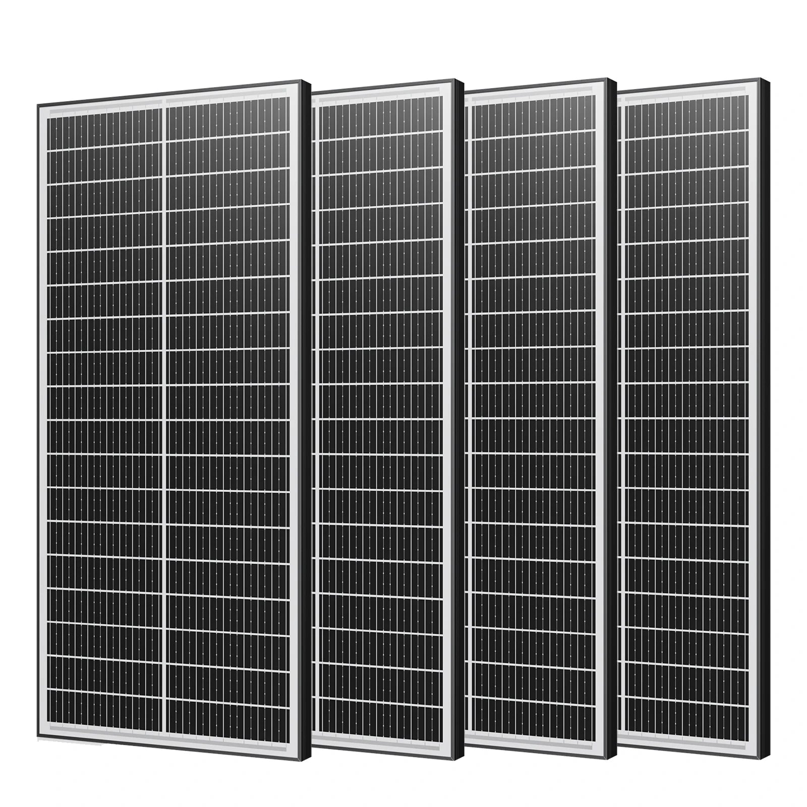 Panneaux solaires monocrystallins 400W RVPOZWER à double face, 25,5% rendement avec cellules 18BB pour toiture résidentielle - BLACKBEARD OUTDOOR INDUSTRIES