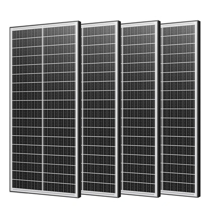 Panneaux solaires monocrystallins 400W RVPOZWER à double face, 25,5% rendement avec cellules 18BB pour toiture résidentielle - BLACKBEARD OUTDOOR INDUSTRIES