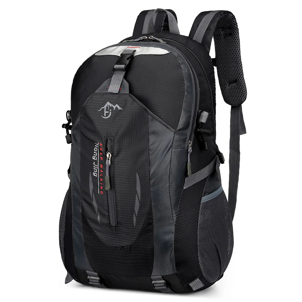 Sac à Dos Randonnée 40L Imperméable Léger – Nylon, Bretelles Respirantes | Trekking, Camping, Voyage