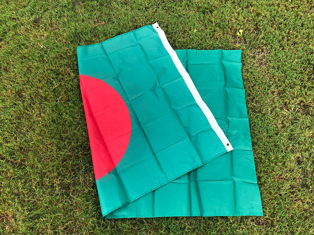 Drapeau du Bangladesh – 90x150 cm – Drapeau National en Polyester – Décoration Intérieure et Extérieure BLACKBEARD OUTDOOR INDUSTRIES