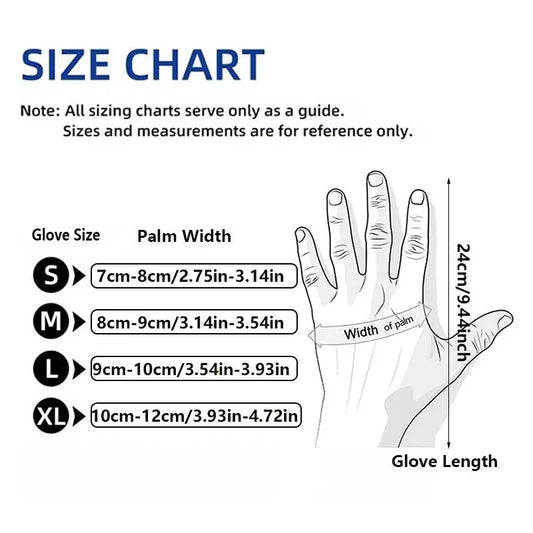 Gants Jetables en Nitrile Blanc - 50 PCS BLACKBEARD OUTDOOR INDUSTRIES