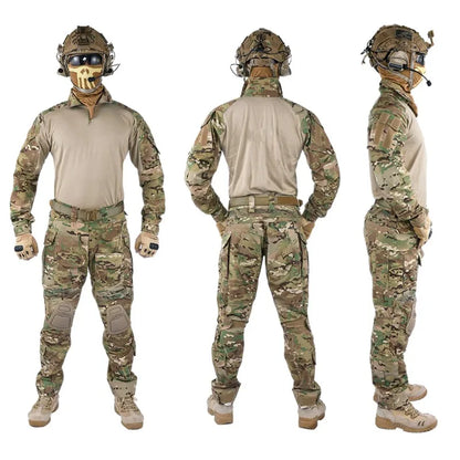 Uniforme Tactique IDOGEAR Gen3 Combat BDU avec Protections Coudes et Genoux - BLACKBEARD OUTDOOR INDUSTRIES