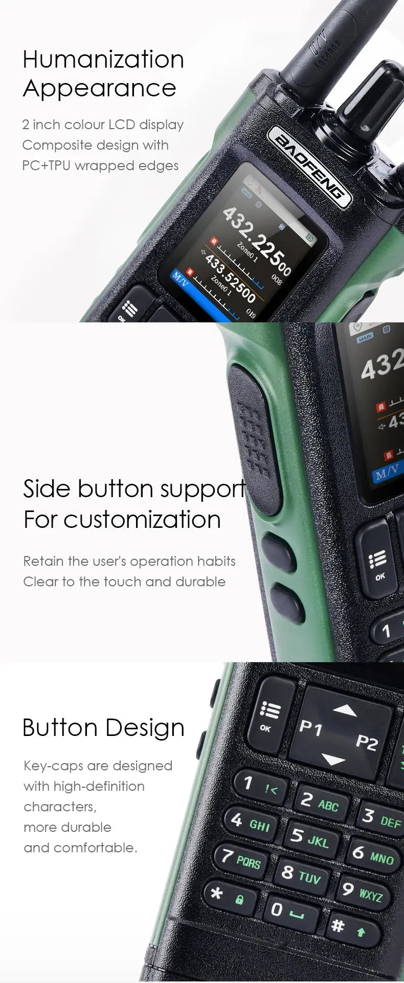 🔊 Talkie-Walkie Baofeng UV-32 – Puissant, Multi-Bande, Programmable via Bluetooth Ma boutique