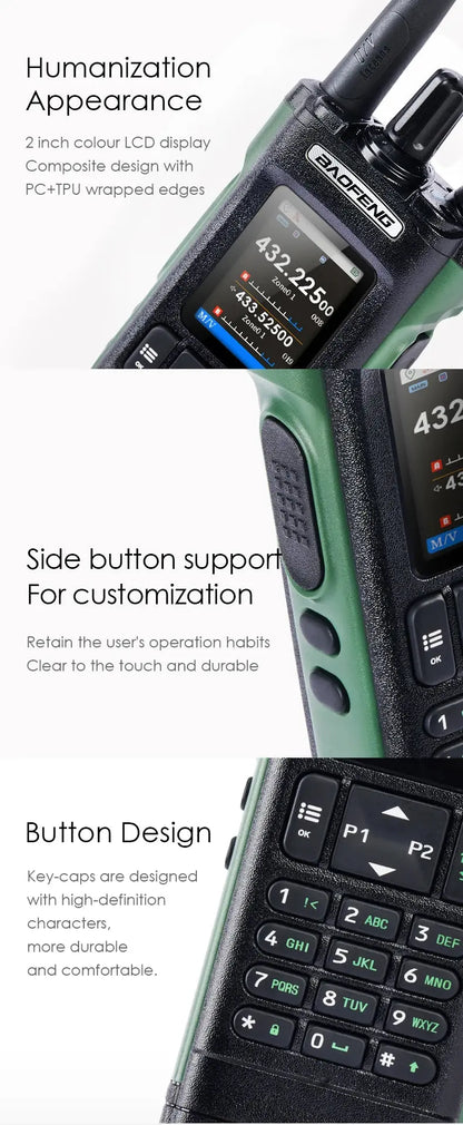 🔊 Talkie-Walkie Baofeng UV-32 – Puissant, Multi-Bande, Programmable via Bluetooth Ma boutique