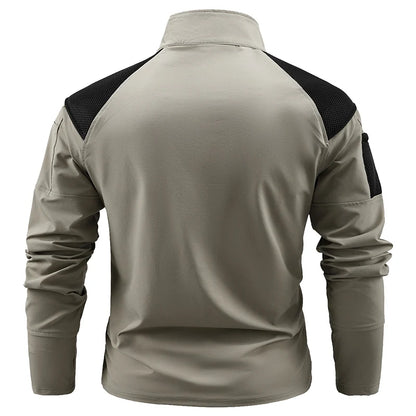 Chemise Tactique Manches Longues 1/4 Zip Ripstop