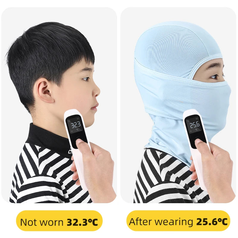 Cagoule d’été enfant multifonction – Vélo et plein air