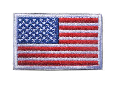 Patch Drapeaux Brodés Amérique et Caraïbes – 8×5 cm avec Velcro - BLACKBEARD OUTDOOR INDUSTRIES