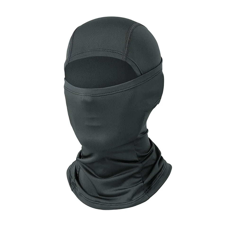Cagoule anti-UV vélo et moto, masque visage et cou