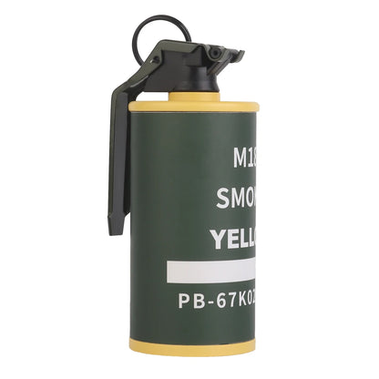 Grenade Fumée Factice M18 – Modèle Cosplay, Prop Film & Airsoft | Blanc, Rouge, Jaune