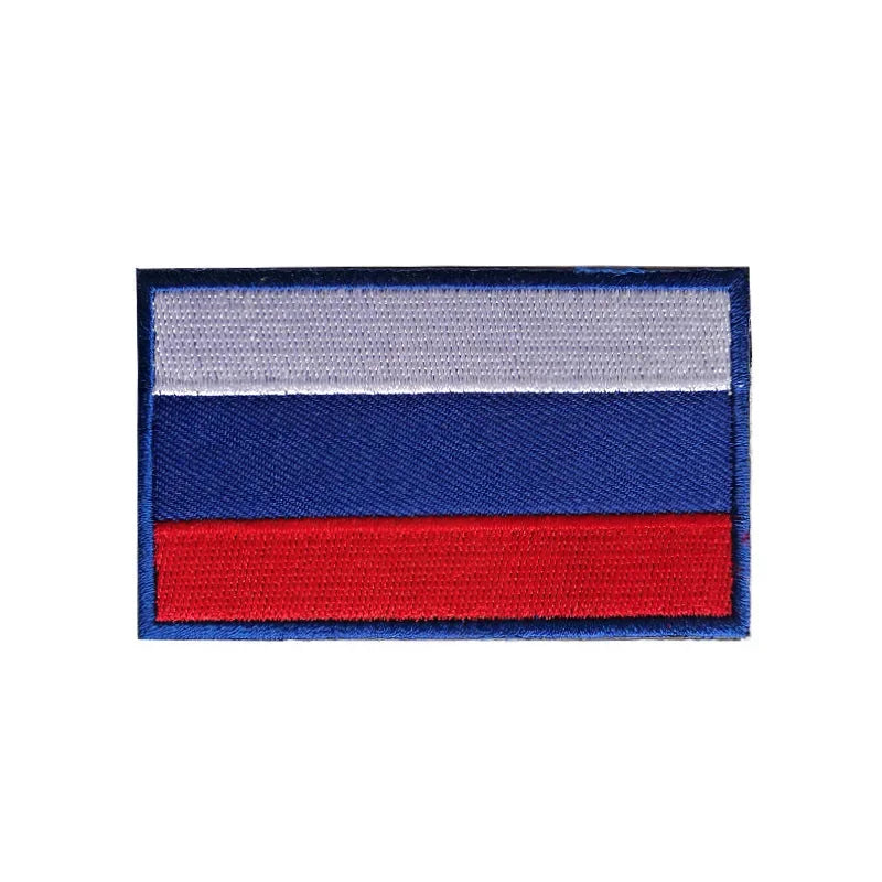 Patch Brodé Drapeau – international | Patch Militaire Tactique Velcro - BLACKBEARD OUTDOOR INDUSTRIES