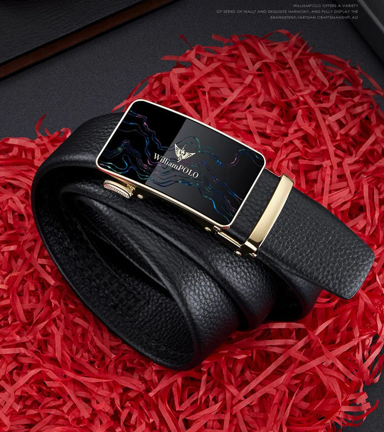 Ceinture en Cuir de Vachette Business WILLIAMPOLO Ma boutique