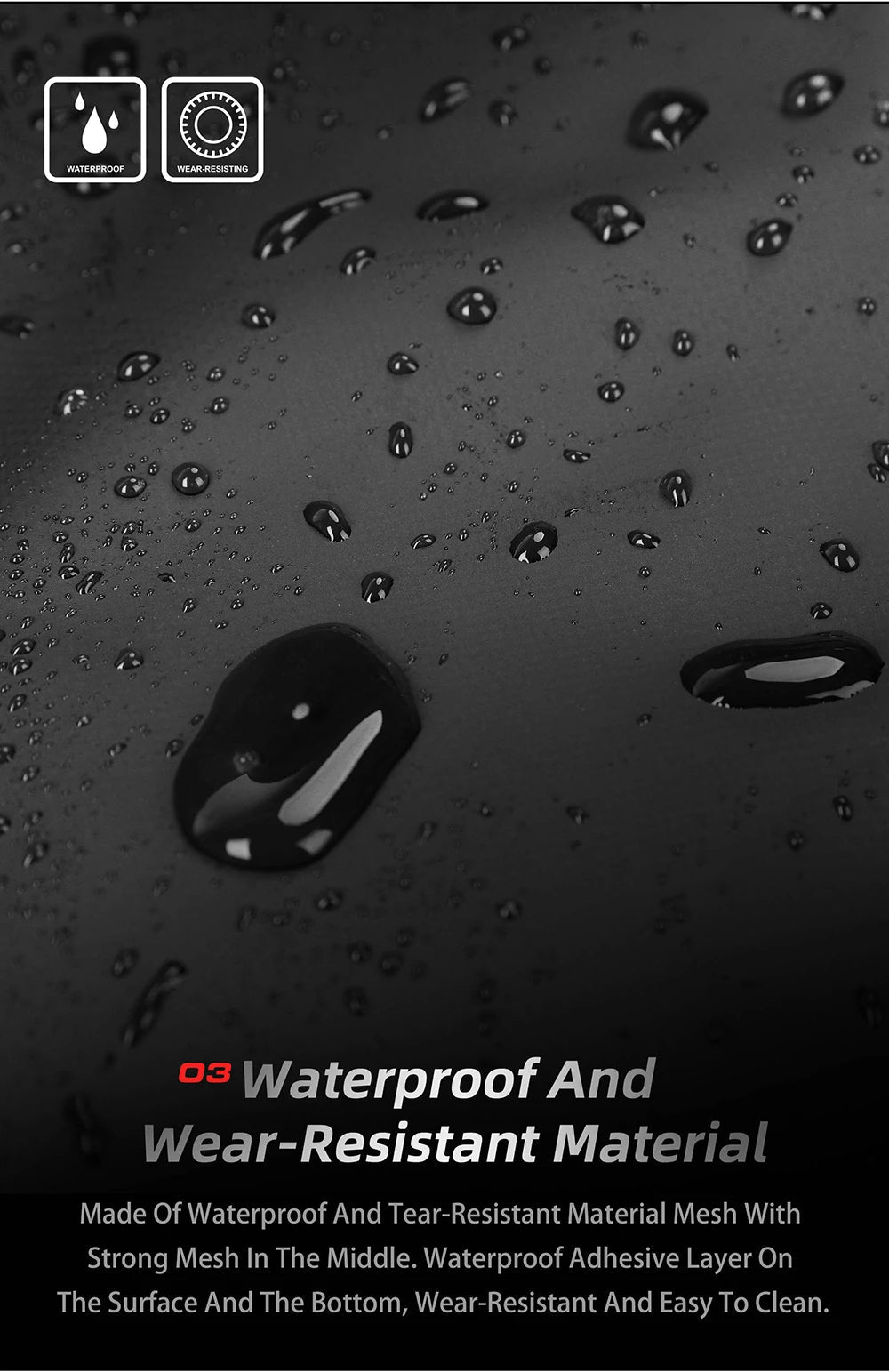 sacoche de voyage pour moto Rhinowalk 19L / 80L Ma boutique