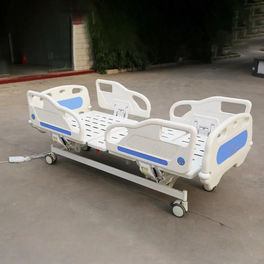 Lit d'Hôpital Électrique M7 — 5 Fonctions | Acier Inoxydable - BLACKBEARD OUTDOOR INDUSTRIES