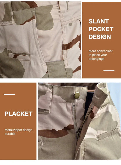 Uniforme Tactique BDU - Ensemble Camouflage avec Chemise et Pantalon | Vêtements de Randonnée, Chasse, Entraînement et Airsoft BLACKBEARD OUTDOOR INDUSTRIES