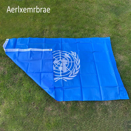 Drapeau des Nations Unies (ONU) - 90x150cm en Polyester BLACKBEARD OUTDOOR INDUSTRIES