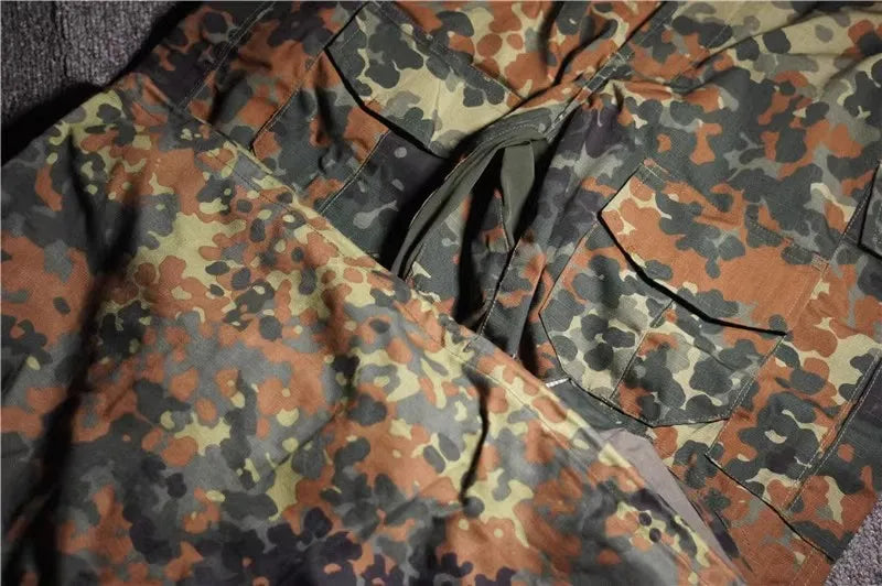 Ensemble Tactique GSG9 Camouflage Flecktarn GEN3 – Tenue Complète d’Entraînement Combat pour Forces Spéciales (Chemise + Pantalon à Manches Longues) - BLACKBEARD OUTDOOR INDUSTRIES