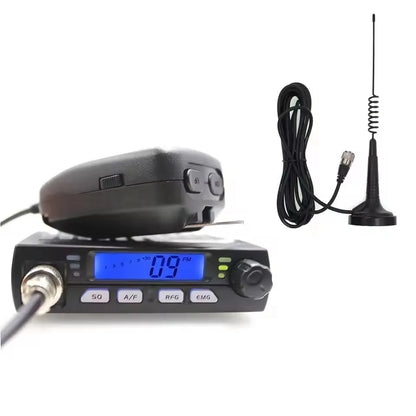 Radio CB ANYSECU CB-40M – Mini Émetteur-Récepteur 8W AM/FM, Bande 27 MHz, IP55