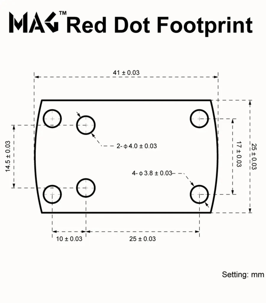 Adaptateur Universel pour Viseur Red Dot Airsoft M2/M4 – Montage sur Pistolet pour Accessoires Tactiques et de Chasse - BLACKBEARD OUTDOOR INDUSTRIES