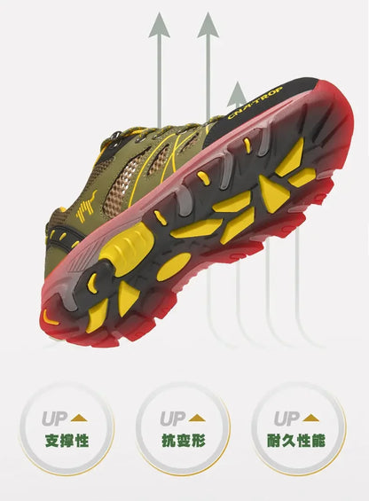 Chaussures de Randonnée Homme - Respirantes en Mesh, Légères et Résistantes - Chaussures de Sport pour Randonnée, Chasse et Activités Tactiques - BLACKBEARD OUTDOOR INDUSTRIES