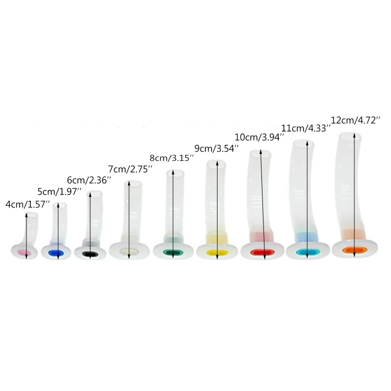 Pack de 9 Tubes Oro-pharyngés Jetables Guedel – Couleur Blanche – Guide Premiers Secours Ma boutique