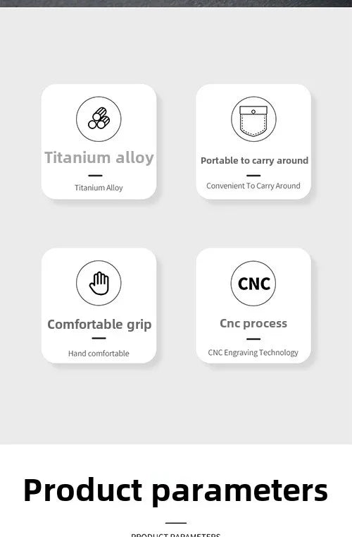 Stinger personnel EDC multi-gadget en titane pour auto-défense Ma boutique