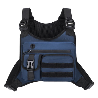 Sac de poitrine tactique MOLLE pour randonnée et outdoor