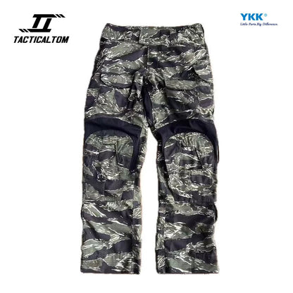 Ensemble Tactique Tom Jungle Tiger GEN3 - Vêtements de Combat Outdoor Résistants aux Déchirures, Pantalons G3 + Veste GEN3, Durable et Confortable BLACKBEARD OUTDOOR INDUSTRIES
