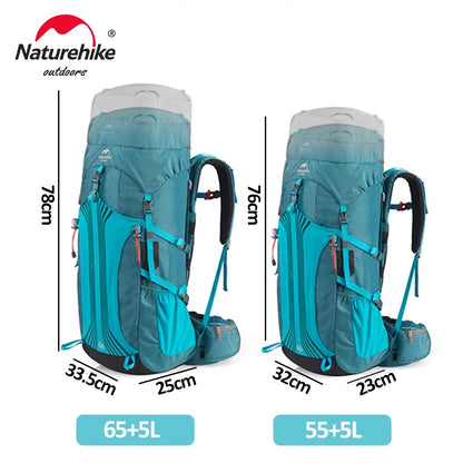 Naturehike Cloud Path – Sac à Dos de Randonnée Professionnel 45L / 55L / 65L - BLACKBEARD OUTDOOR INDUSTRIES