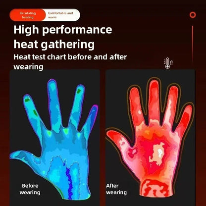 Gants tactiques chauffants hiver, imperméables et tactiles