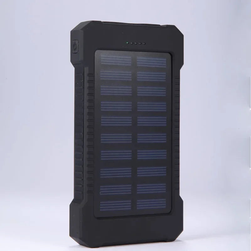 Power Bank Solaire 20 000mAh Étanche – Chargeur d'Urgence avec LED SOS & Boussole - BLACKBEARD OUTDOOR INDUSTRIES