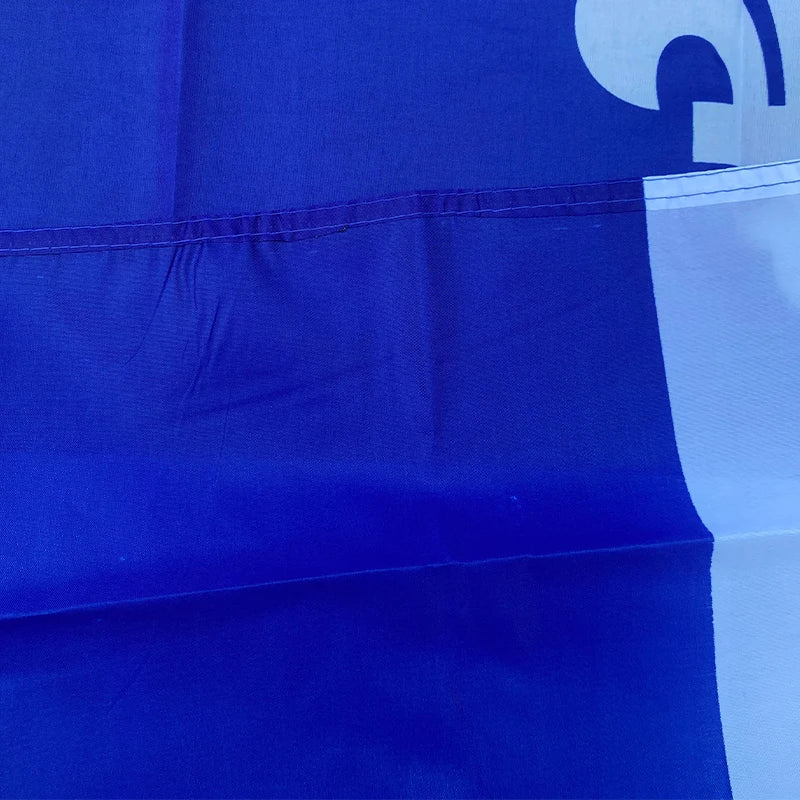 Drapeau du Québec – Fleurs de Lis – 90x150 cm – Polyester avec Œillets en Laiton – 3x5 Ft BLACKBEARD OUTDOOR INDUSTRIES