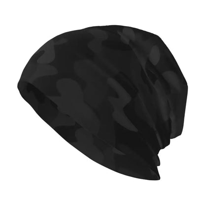 Bonnet Camouflage Militaire Tiger Stripe – Tricot Chaud Unisexe Automne Hiver
