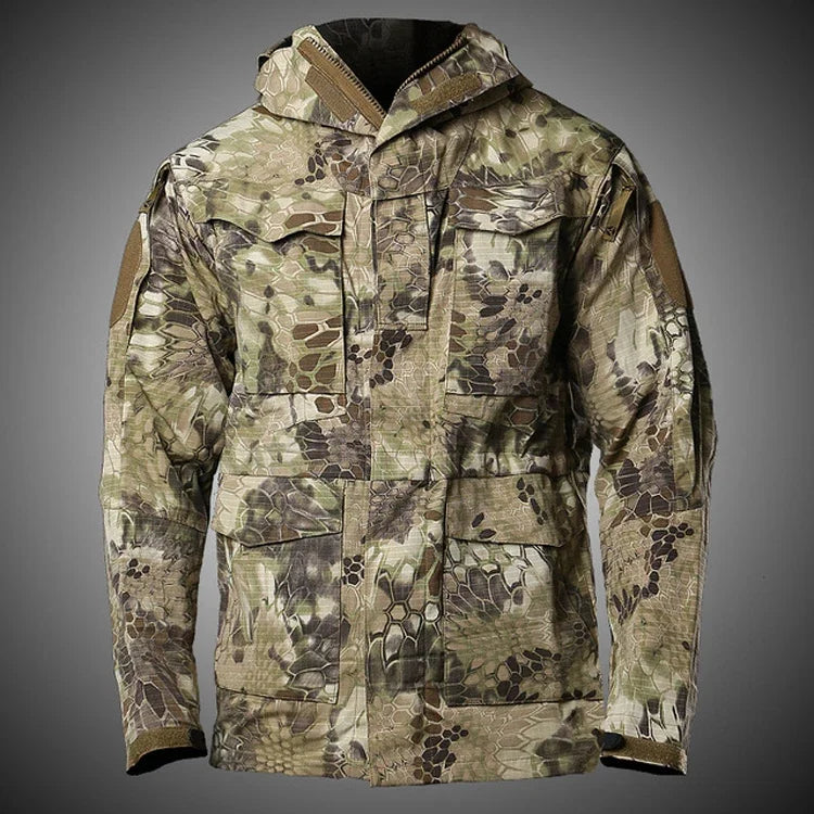 Veste Militaire Homme M65 – Tactique & Résistante | Coupe-Vent Imperméable avec Capuche – Style US/UK Army - BLACKBEARD OUTDOOR INDUSTRIES