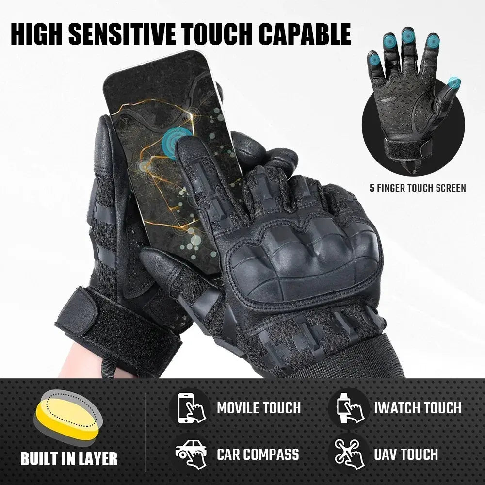 Gants Tactiques Full Finger / Half Finger – Protection & Sensibilité Écran Tactile Ma boutique