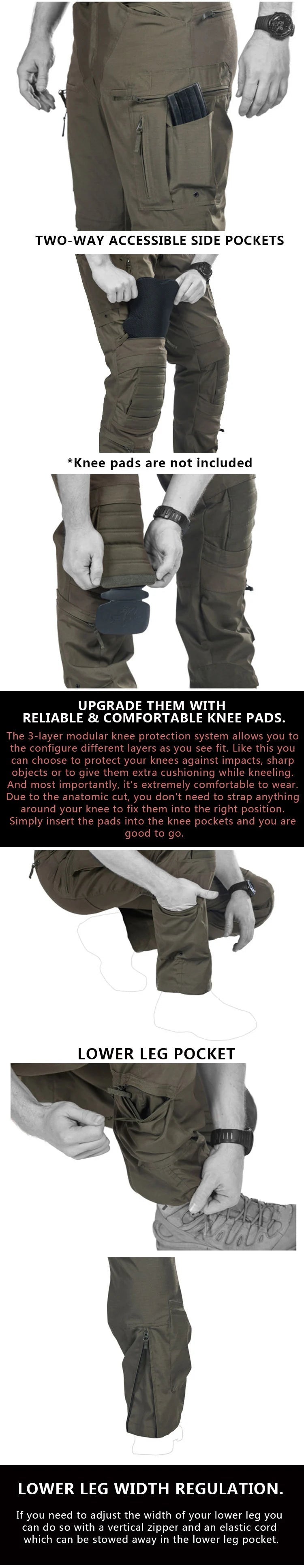 Pantalons Tactiques Cargo Haut de Gamme – Pantalon de Travail Outdoor avec Poches Multiples, Vêtement Polyvalent pour Activités Professionnelles et Sécuritaires BLACKBEARD OUTDOOR INDUSTRIES