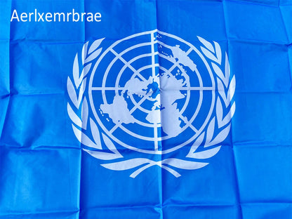 Drapeau des Nations Unies (ONU) - 90x150cm en Polyester BLACKBEARD OUTDOOR INDUSTRIES