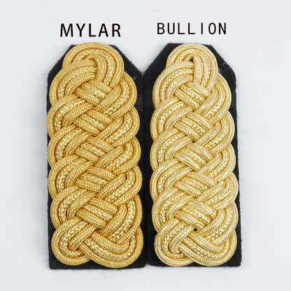 Épaulettes à franges et aiguillette dorées – Ensemble de cérémonie Bullion