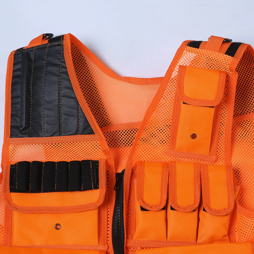 Gilet tactique en mesh respirant et nylon