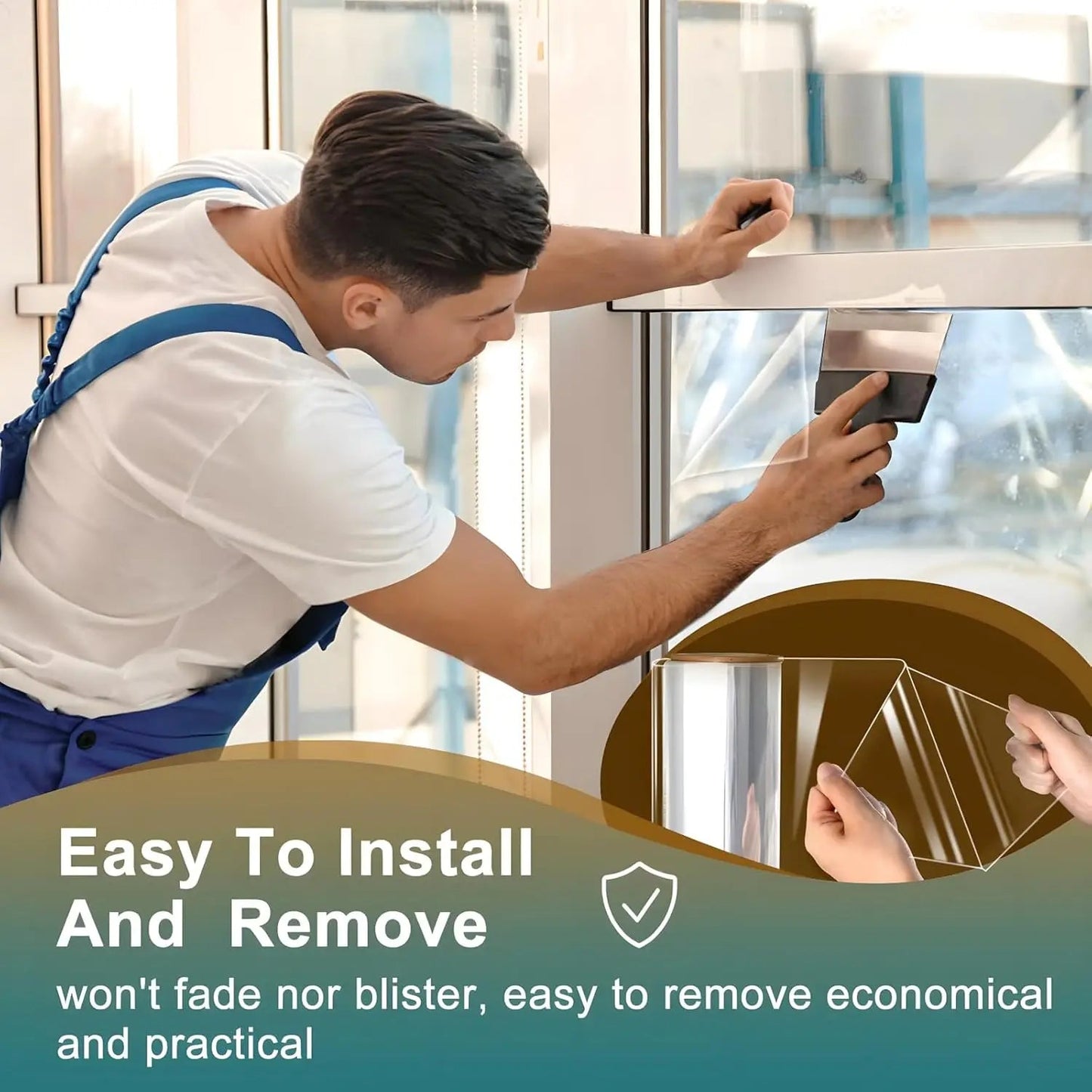 Film de Sécurité Transparent pour Fenêtres – Film Anti-Éclats et Tempéré BLACKBEARD OUTDOOR INDUSTRIES